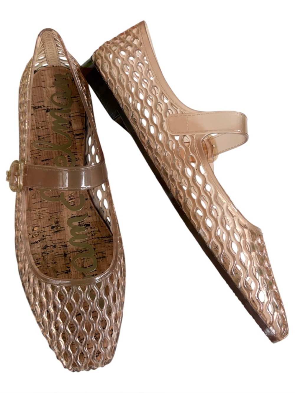 New In Box Sam Edelman Michaela Jelly Mary Jane Flats Size 11